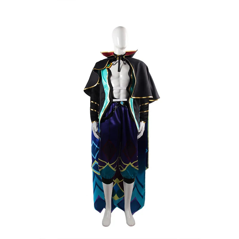 Game LOL   The Guarder of Star Rakan Cosplay Costume Top Pants Cloak Men Uniform Halloween   Suits