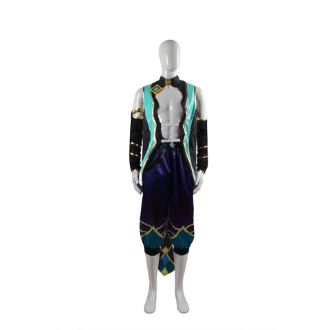 Game LOL   The Guarder of Star Rakan Cosplay Costume Top Pants Cloak Men Uniform Halloween   Suits