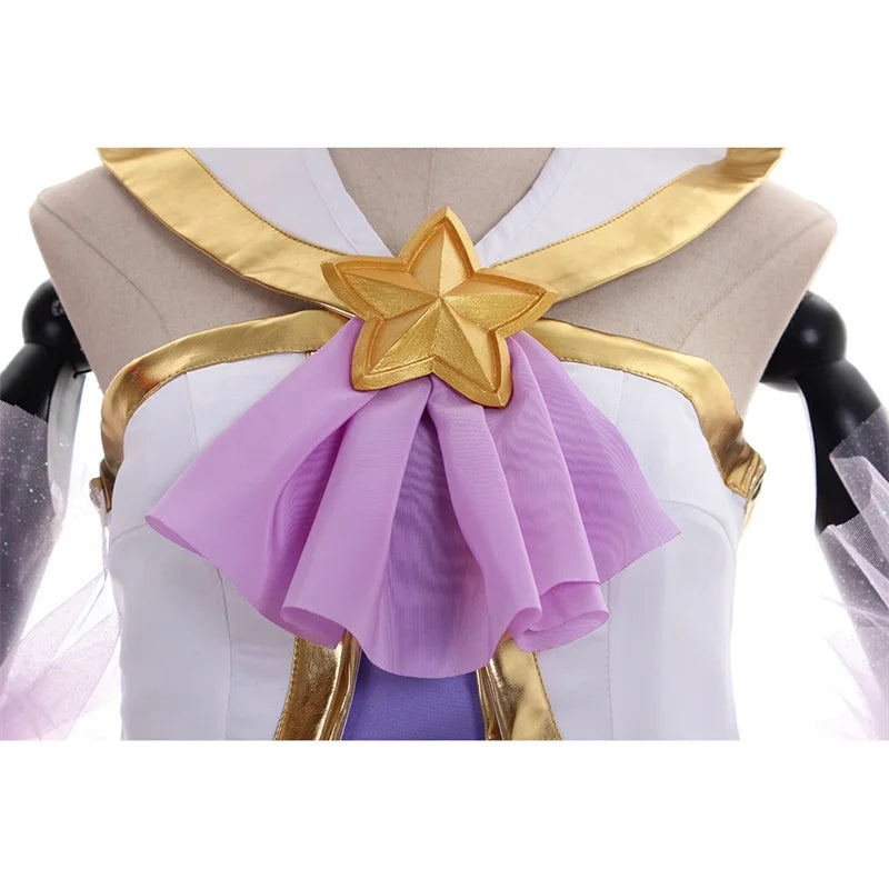 LOL Star Guardian Janna Cosplay Costume Sexy Women Uniform  Halloween Christmas Party  Outfit