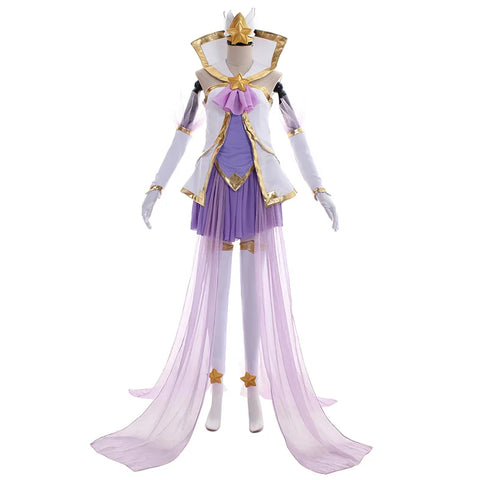 LOL Star Guardian Janna Cosplay Costume Sexy Women Uniform  Halloween Christmas Party  Outfit