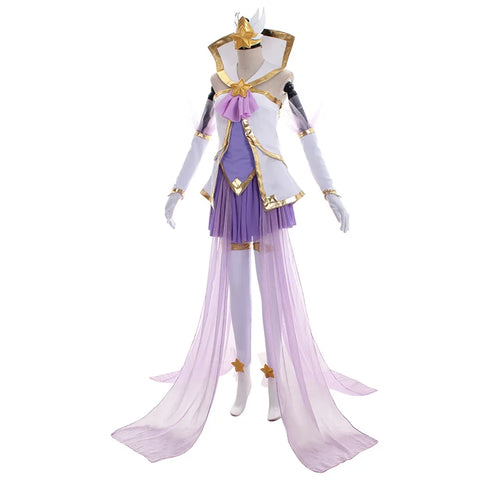 LOL Star Guardian Janna Cosplay Costume Sexy Women Uniform  Halloween Christmas Party  Outfit