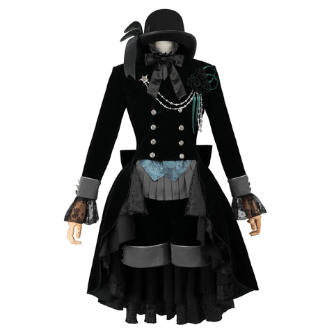 Black Butler Ciel Phantomhive Black Rose Cosplay Costume