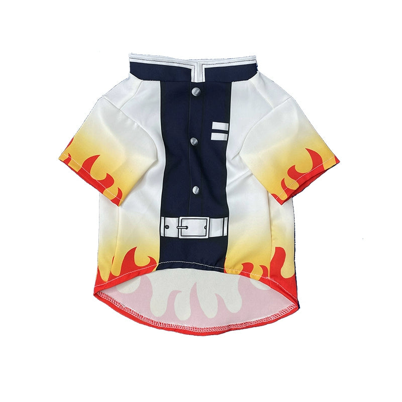 Demon Slayer Butterfly Shinobu Cat Cosplay T-Shirt for Pets