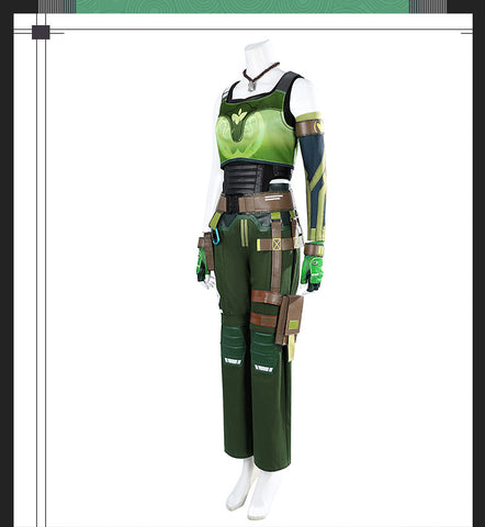 VALORANT Skye Cosplay Costume Full Outfit Set - Style Game Replica