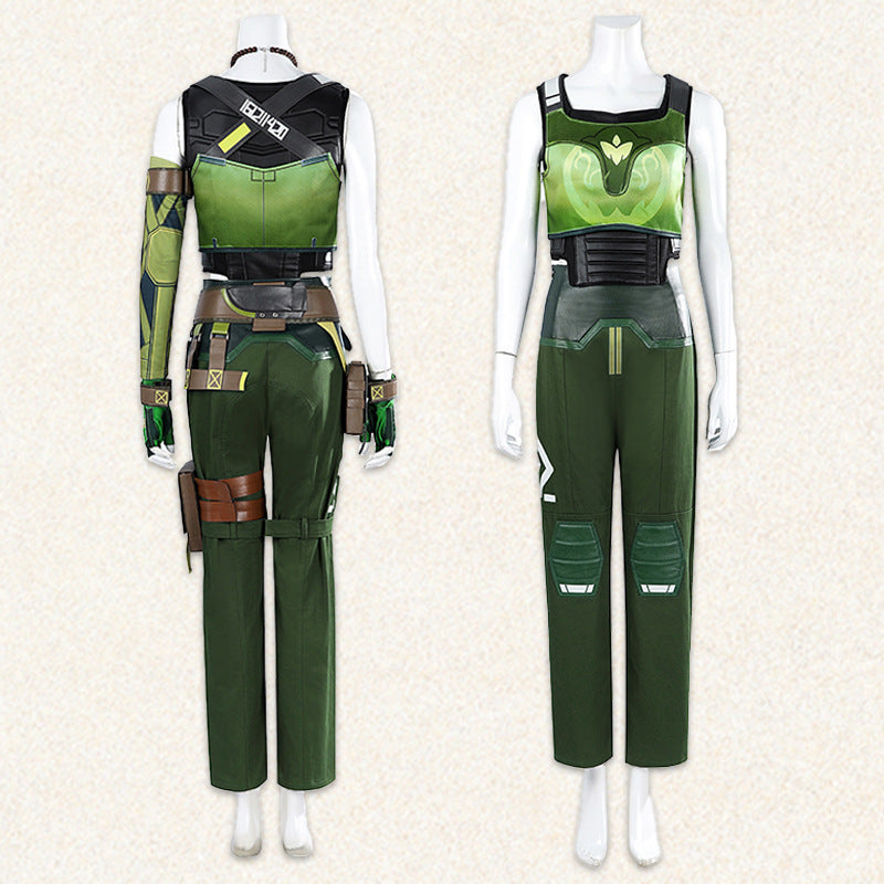 VALORANT Skye Cosplay Costume Full Outfit Set - Style Game Replica