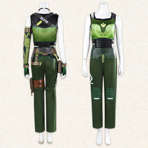 VALORANT Skye Cosplay Costume Full Outfit Set - Style Game Replica