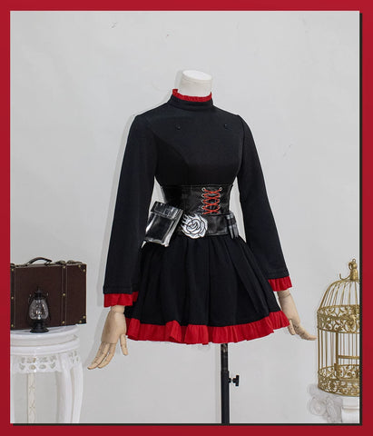 RWBY Ruby Rose Battle Outfit Cosplay Costume
