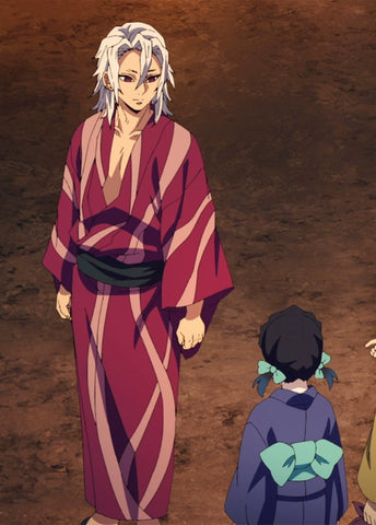 Authentic Demon Slayer Corps Uniform Cosplay Costume of Sanemi Shinazugawa