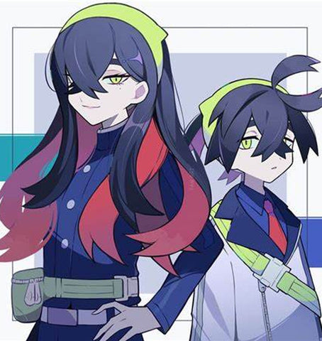 Pokémon Scarlet and Violet DLC The Indigo Disk Kieran and Carmine Cosplay Costume Full Set