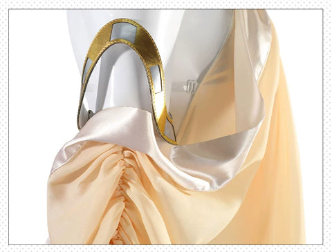 Star Wars Episode II Attack of the Clones Padmé Amidala Cosplay Costume Movie Full Set Outfit