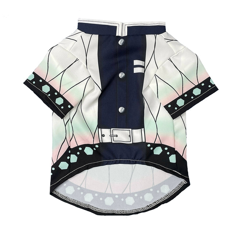 Demon Slayer Butterfly Shinobu Cat Cosplay T-Shirt for Pets