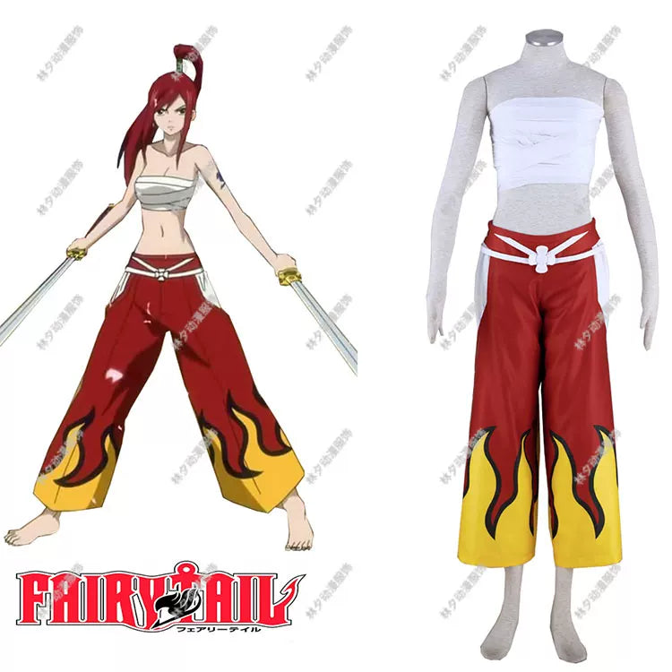 Fairy Tail Erza Scarlet Cosplay Costume