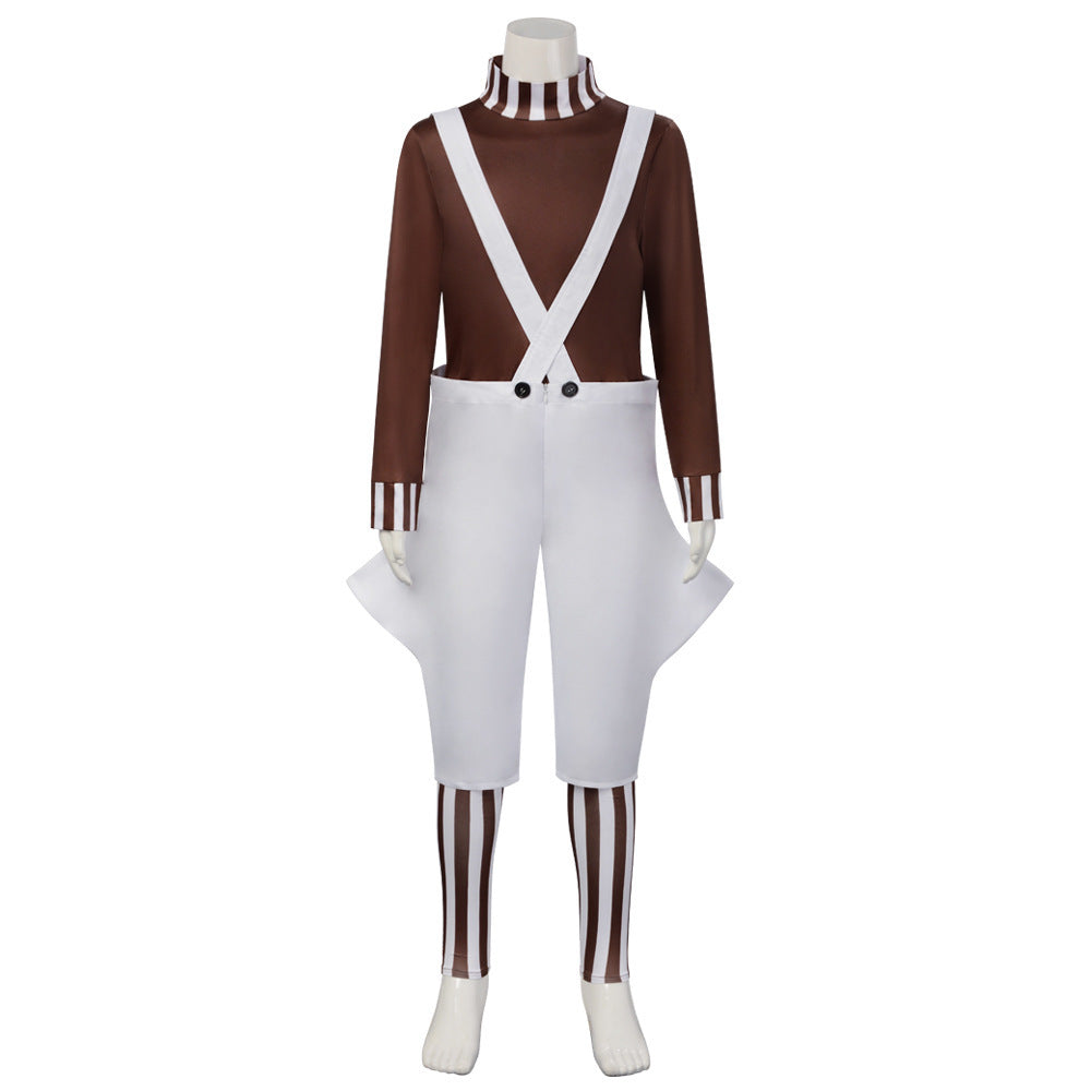 Willy Wonka & the Chocolate Factory Oompa Loompa Cosplay Costume