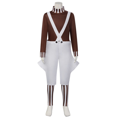 Willy Wonka & the Chocolate Factory Oompa Loompa Cosplay Costume