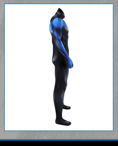 DC Movie Nightwing Cosplay Costume, Jumpsuit with Eye Mask Full Set