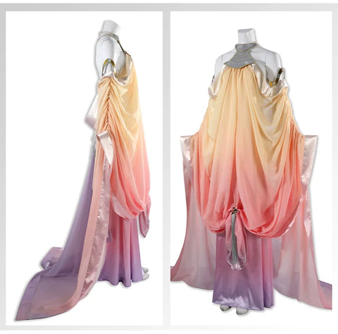 Star Wars Episode II Attack of the Clones Padmé Amidala Cosplay Costume Movie Full Set Outfit