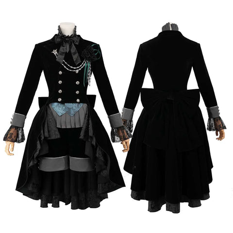 Black Butler Ciel Phantomhive Black Rose Cosplay Costume