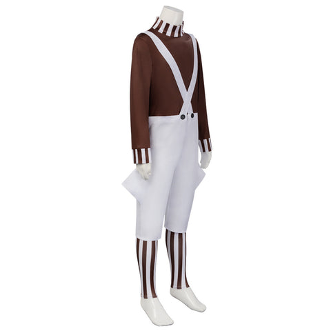 Willy Wonka & the Chocolate Factory Oompa Loompa Cosplay Costume