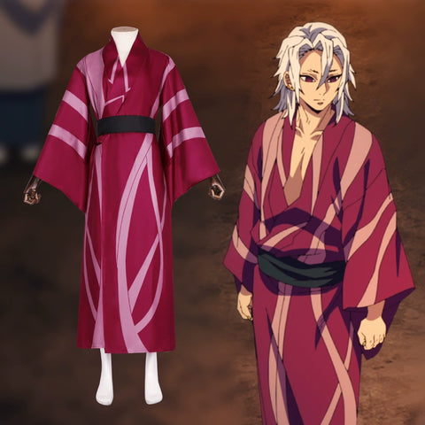 Authentic Demon Slayer Corps Uniform Cosplay Costume of Sanemi Shinazugawa