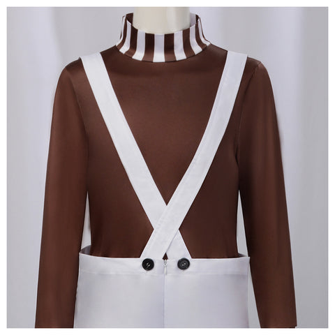Willy Wonka & the Chocolate Factory Oompa Loompa Cosplay Costume