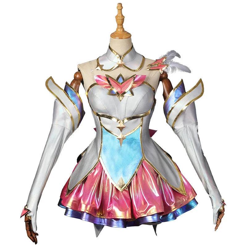 Game LOL Star Guardian Kaisa Cosplay Costume  Sexy Skirt Uniform For Woman Sexy  Halloween Party Suit