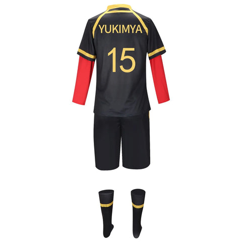 Blue Lock Cosplay Jersey – Kaiser, Ness, Isagi, Kurona & Hiori Bastard Munchen Football Uniform for Anime Fans