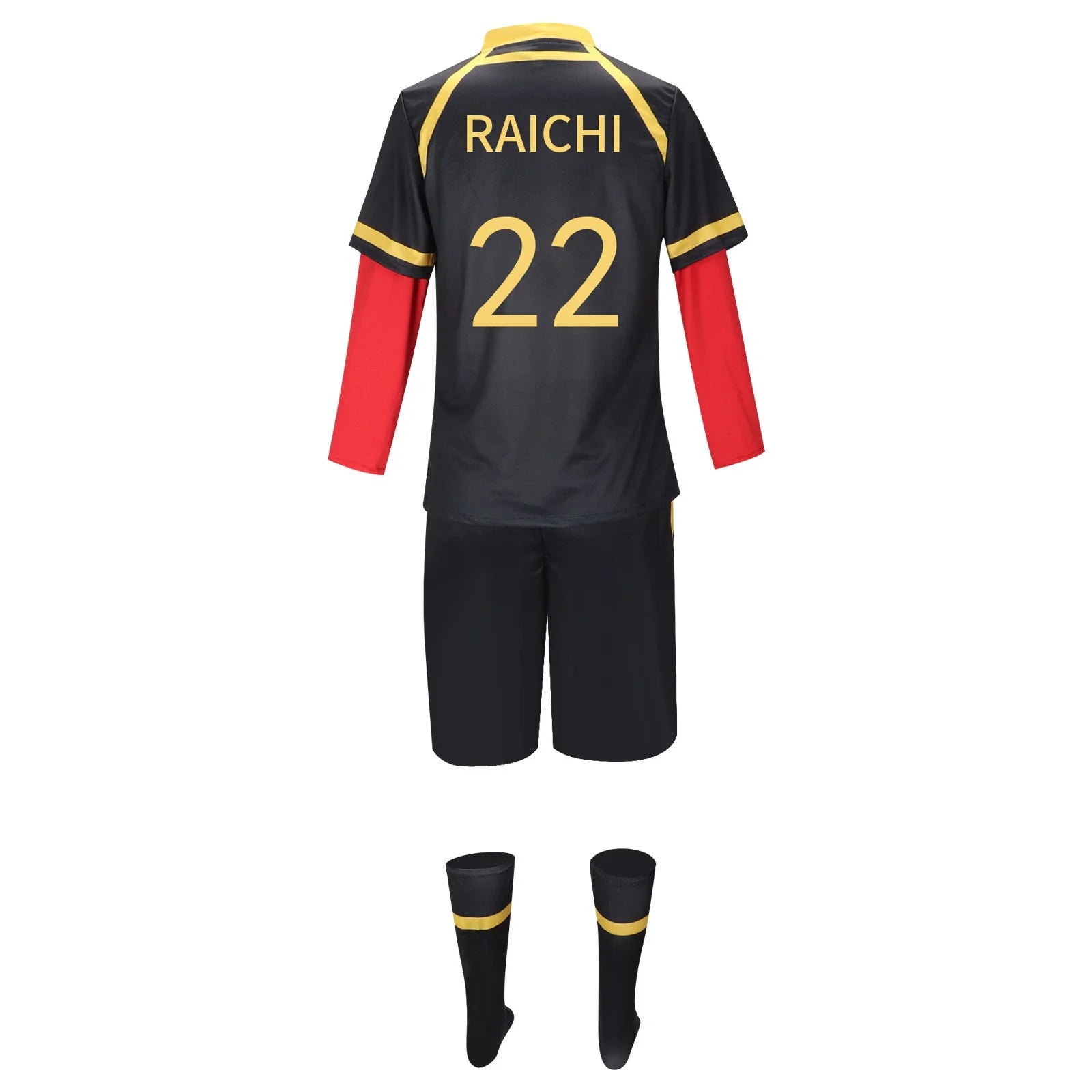 Blue Lock Cosplay Jersey – Kaiser, Ness, Isagi, Kurona & Hiori Bastard Munchen Football Uniform for Anime Fans