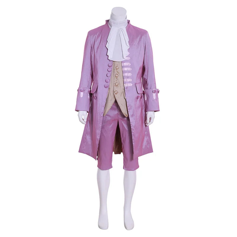 18th Century Colonial Men's Tailcoat Costume - Victorian Rococo Regency Suit | Coscosmos Medieval Series