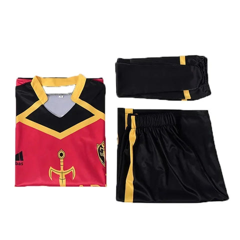 Blue Lock Cosplay Jersey – Kaiser, Ness, Isagi, Kurona & Hiori Bastard Munchen Football Uniform for Anime Fans