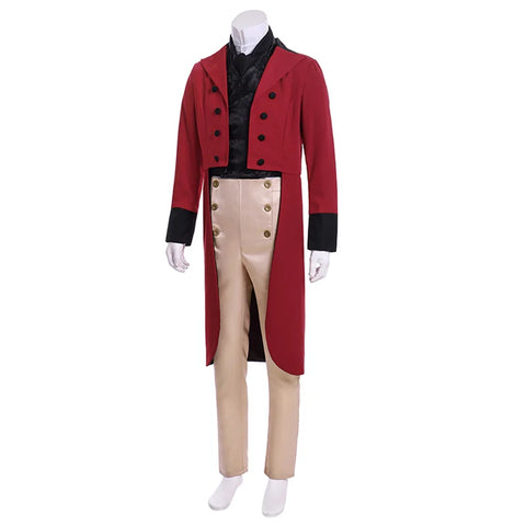 18th Century Colonial Regency Suit for Men - Victorian Officer Uniform Tuxedo | Coscosmos Medieval Series