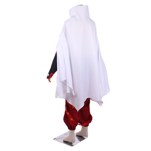 Shaman King The Super Star Yoh Asakura Cosplay Costume Outfits With Cloak