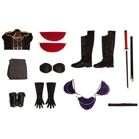 Final Fantasy VII Ever Crisis Sephiroth Shinra Formal Uniform Cosplay Costume - Top Level Quality for Halloween