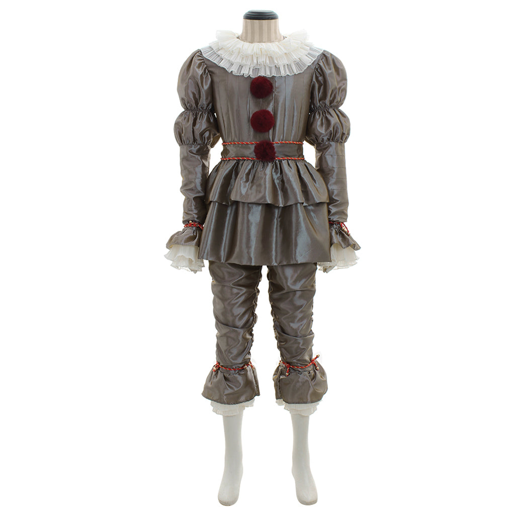 Pennywise The Dancing Clown Cosplay Costume - Movie It Chapter Two Stephen King Horror Fancy Dress for Adults