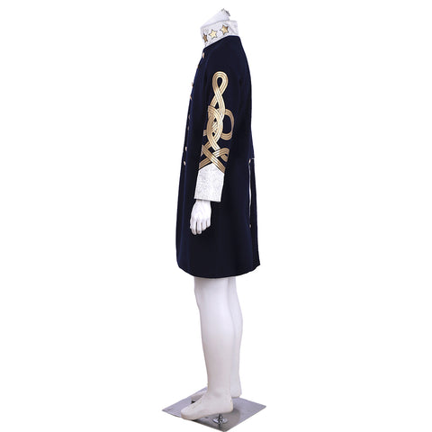 Steampunk Men’s Victorian Wool Coat - Tudor Medieval Costume Jacket | Coscomos