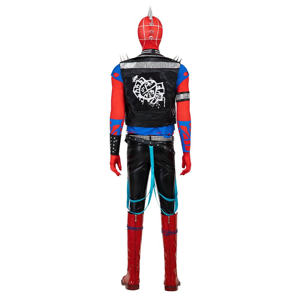 Spider-Punk Hobart Brown Costume Set | Spider-Man Across the Spider-Verse Cosplay