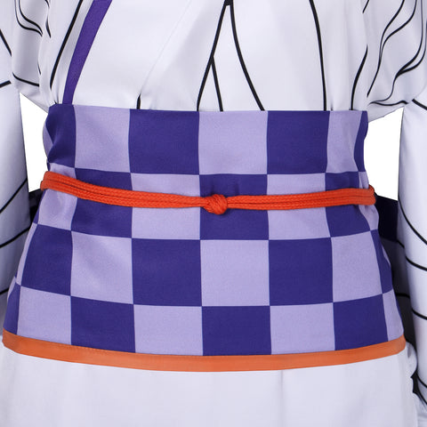 Anime Demon Slayer: Kimetsu no Yaiba Kochou Shinobu Lolita Maid Apron Dress Cosplay Costume