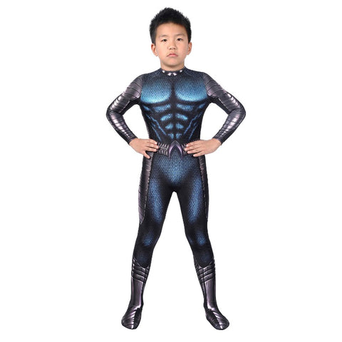 Aquaman 2 Arthur Curry Kids Cosplay Costume Bodysuit