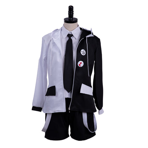 Danganronpa Monokuma Cosplay Costume Full Set - Black & White Bear Outfit