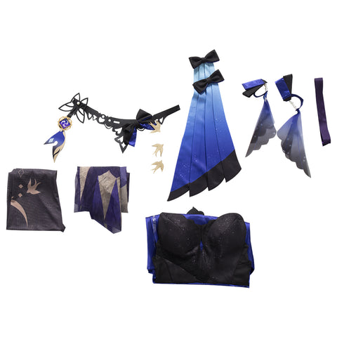 Keqing Opulent Splendor Cosplay Costume – Genshin Impact Character Outfit