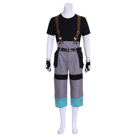 Enen no Shouboutai Men's Work Clothes Outfit for Anime Fans