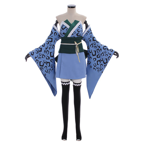 Fairy Tail Seilah Ryougetsuten Seira Cosplay Costume