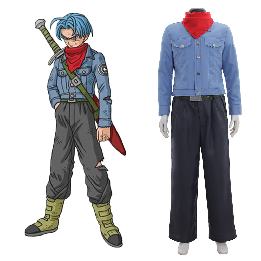 Anime Dragon Ball Super Future Trunks Cosplay Costume