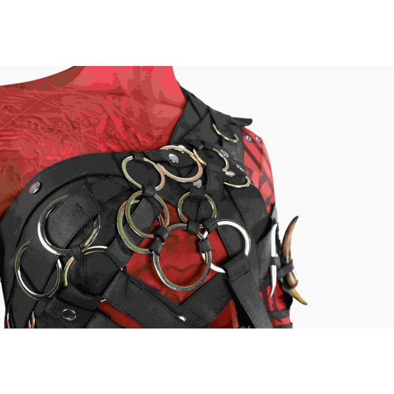 Baldur's Gate Karlach Cosplay Costume Set