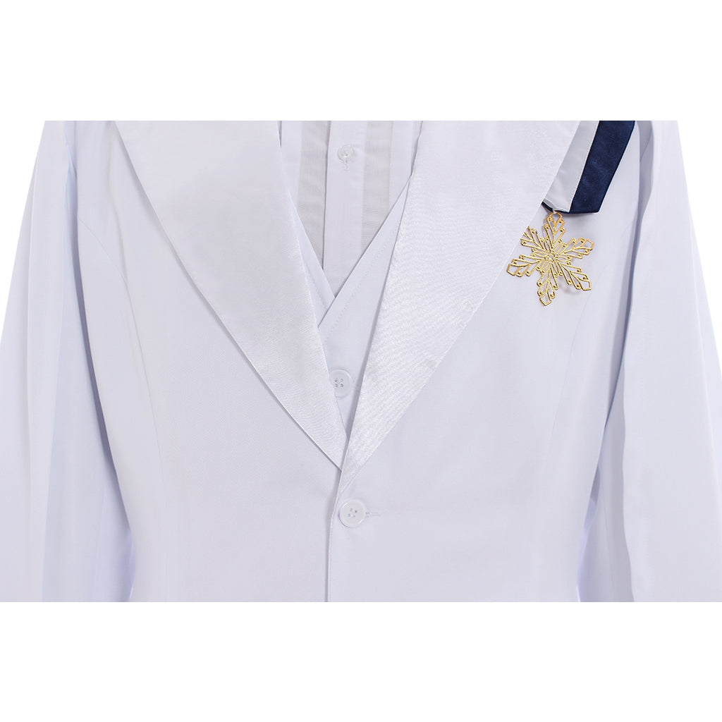 Tuxedo Mask Mamoru Chiba Wedding Dress White Cosplay Costume