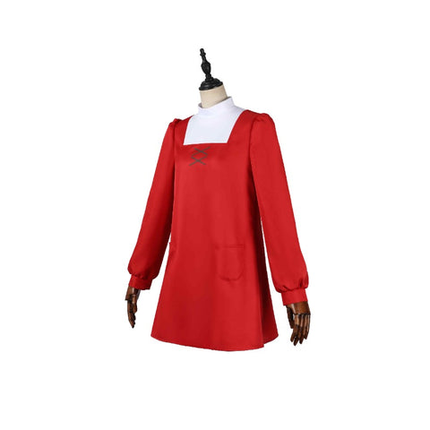 SPY×FAMILY Code White Anya Forger Red Cosplay Costume for Halloween and Events