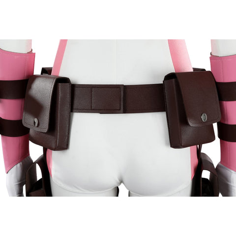 Marvel Comics Gwenpool Cosplay Costume with Matching Dual Blade Accessories
