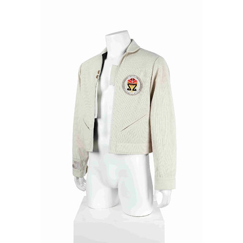 Star Wars: Skeleton Crew White Jacket Daily Costume for Halloween Cosplay