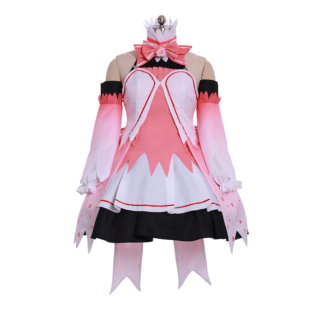 Vocaloid Hatsune Miku Sakura Miku Pink Dress Cosplay Costume