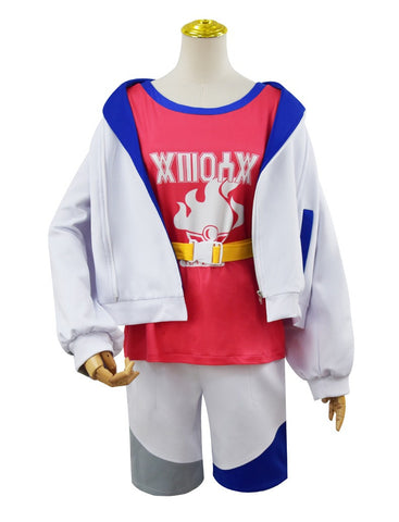 Pokémon Scarlet and Violet DLC The Indigo Disk Kieran and Carmine Cosplay Costume Full Set