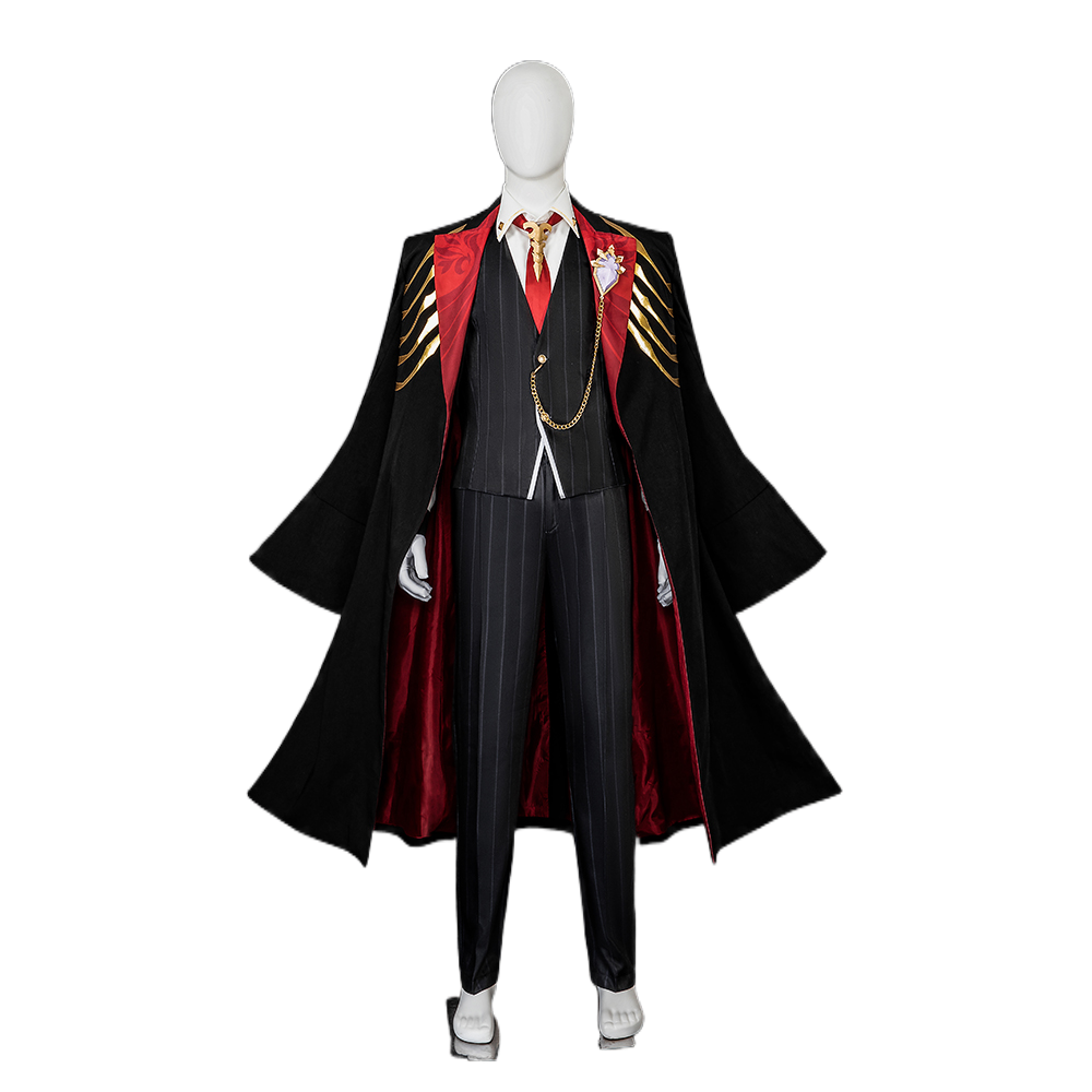 Disfraz de Duke Inferno Ifrit Costume, Honkai Star Rail Game Cosplay Outfit with Crown